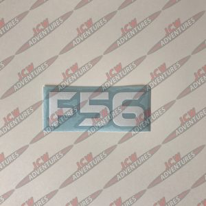 F56 Model Designation White Vinyl Sticker - JCW Adventures ©
