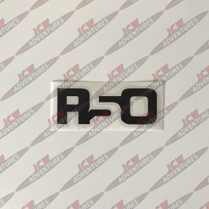 R50 Model Designation Black Vinyl Sticker - JCW Adventures ©