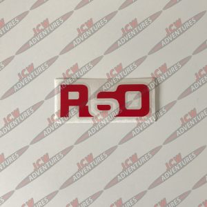 R60 Countryman Model Designation Red Vinyl Sticker - JCW Adventures ©