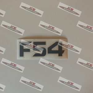 F54 Model Designation Grey Vinyl Sticker - JCW Adventures ©