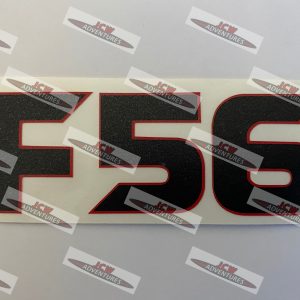 F56 Model Designation Black & Red Lip Vinyl Sticker - JCW Adventures ©