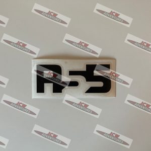 R55 Model Designation Black Vinyl Sticker - JCW Adventures ©